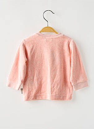 Pull coupe droite manches longues rose STEIFF fille