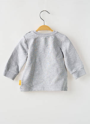 Sweat-shirt manches longues manches longues gris STEIFF garçon