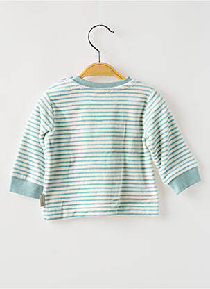 Pull coupe droite manches longues bleu STEIFF garçon