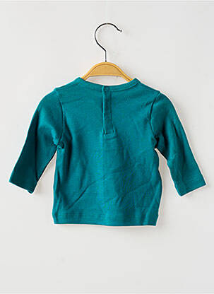 T-shirt manches longues manches longues bleu PETIT BATEAU garçon
