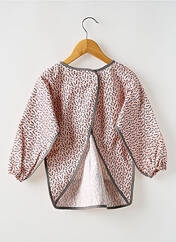 Bavoir rose BB AND CO pour fille seconde vue