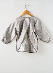 Bavoir gris BB AND CO pour garçon seconde vue