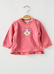 Sweat-shirt rose STEIFF pour fille seconde vue