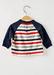 T-shirt bleu PETIT BATEAU pour garçon seconde vue