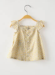 Tunique manches courtes jaune MOULIN ROTY pour fille seconde vue