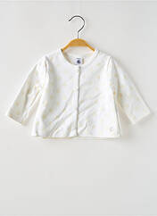 Veste casual blanc PETIT BATEAU pour fille seconde vue