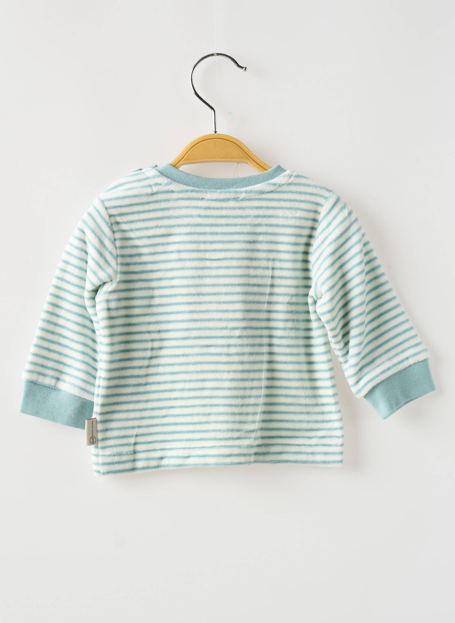 Pull coupe droite manches longues bleu STEIFF garçon