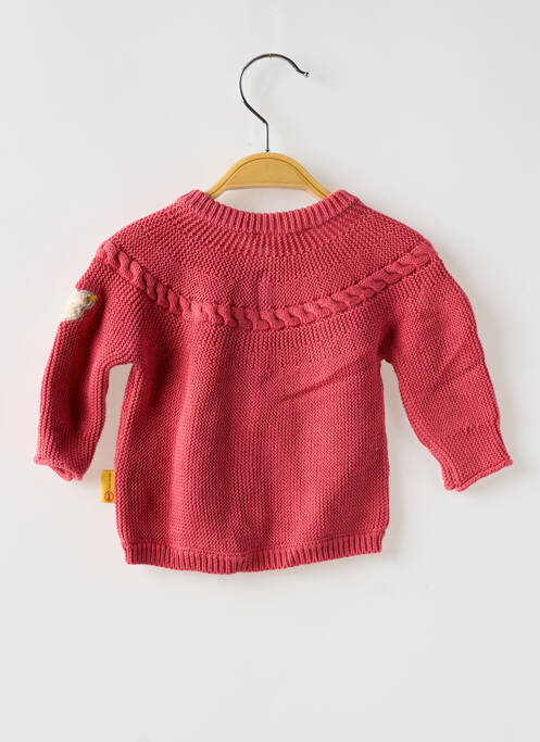 Gilet manches longues rose STEIFF fille