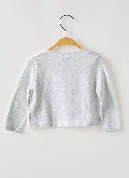 Gilet manches longues gris PETIT BATEAU pour garçon