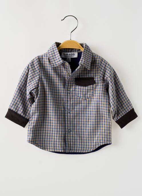 Chemise manches longues noir BULLE DE BB pour garçon