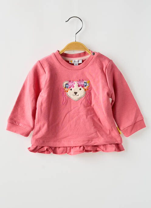 Sweat-shirt rose STEIFF pour fille
