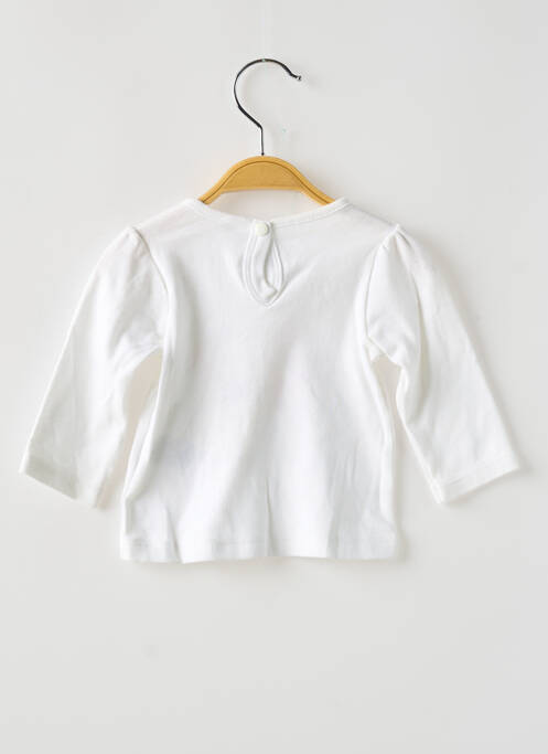 T-shirt blanc PETIT BATEAU pour fille