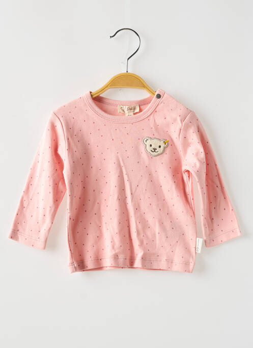 T-shirt rose STEIFF pour fille