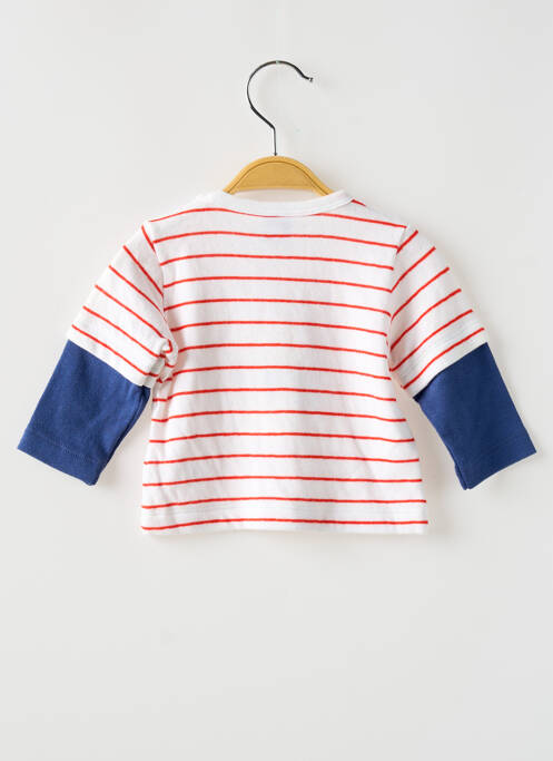 T-shirt blanc PETIT BATEAU pour garçon