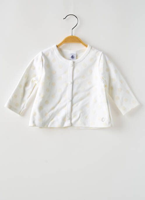 Veste casual blanc PETIT BATEAU pour fille