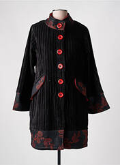 Manteau court orange NID D'ABEILLE pour femme seconde vue