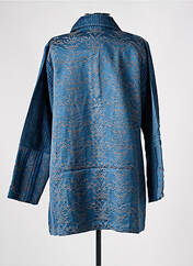 Veste casual bleu NID D'ABEILLE pour femme seconde vue