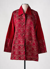 Veste casual rouge NID D'ABEILLE pour femme seconde vue