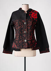 Veste casual rouge NID D'ABEILLE pour femme seconde vue