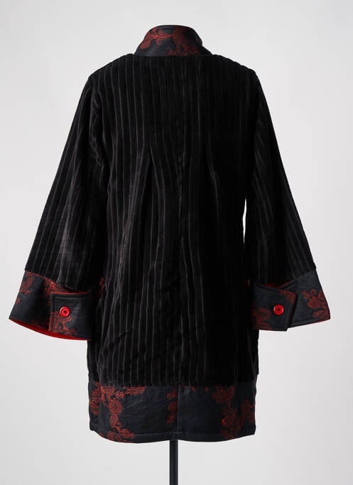 Manteau court orange NID D'ABEILLE pour femme