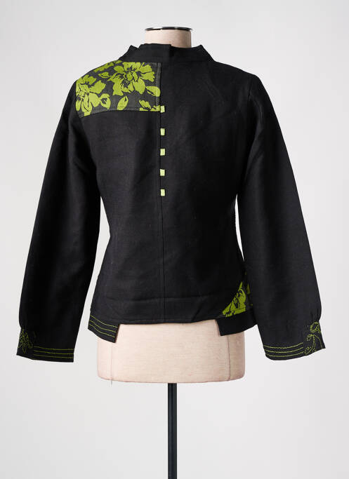 Veste casual vert NID D'ABEILLE pour femme
