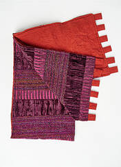 Echarpe rouge NID D'ABEILLE pour femme seconde vue