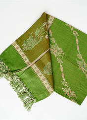 Echarpe vert NID D'ABEILLE pour femme seconde vue