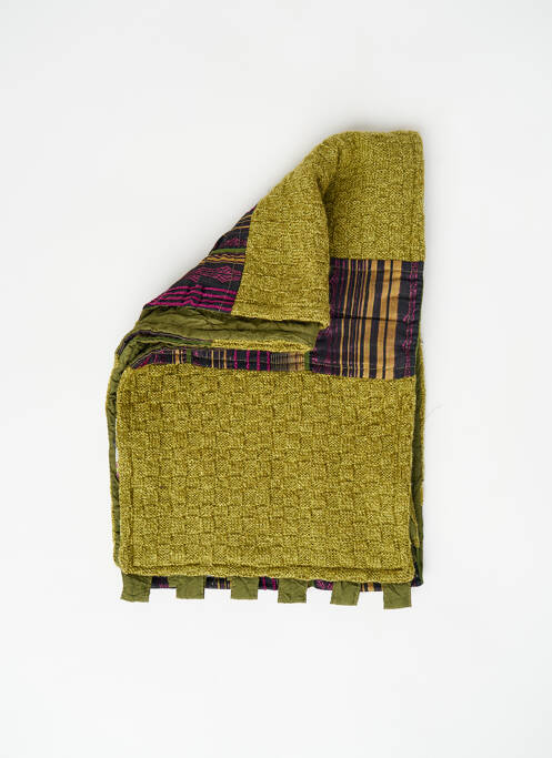 Echarpe vert NID D'ABEILLE pour femme