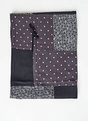 Col / Tour de cou noir NID D'ABEILLE pour femme seconde vue