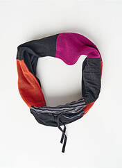 Col / Tour de cou orange NID D'ABEILLE pour femme seconde vue