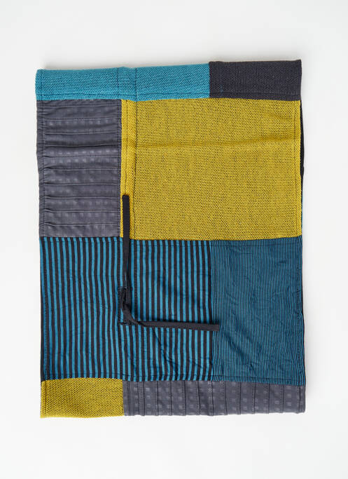 Col / Tour de cou bleu NID D'ABEILLE pour femme