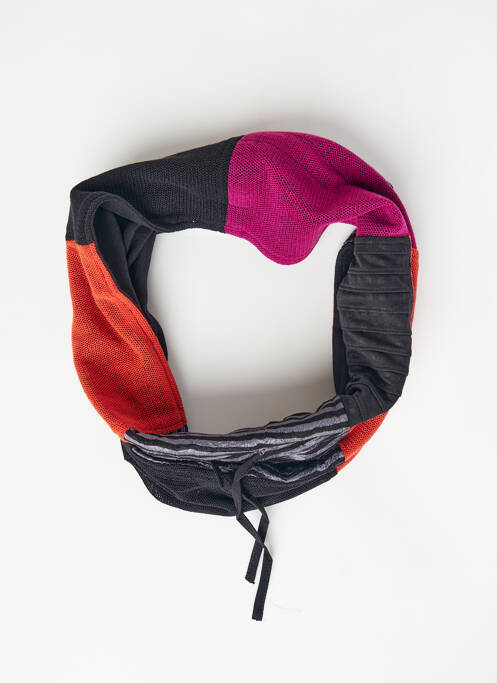 Col / Tour de cou orange NID D'ABEILLE pour femme