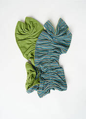 Echarpe vert NID D'ABEILLE pour femme seconde vue