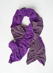 Echarpe violet NID D'ABEILLE pour femme seconde vue