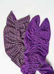 Echarpe violet NID D'ABEILLE pour femme seconde vue