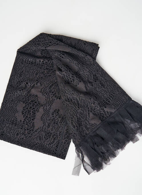 Echarpe noir ZELTI pour femme