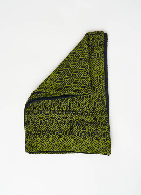 Echarpe vert NID D'ABEILLE pour femme