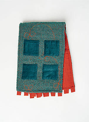 Echarpe bleu NID D'ABEILLE pour femme