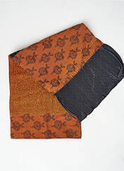 Echarpe marron NID D'ABEILLE pour femme seconde vue