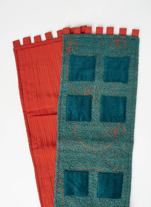 Echarpe bleu NID D'ABEILLE pour femme