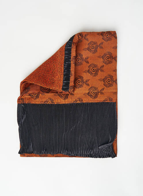 Echarpe marron NID D'ABEILLE pour femme