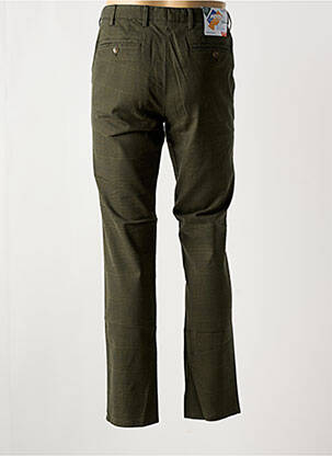 Pantalon chino imprimé imprimé prince de galle taille normale vert MEYER homme