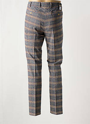 Pantalon chino fermeture zippée sous rabat boutonné taille haute gris MEYER femme