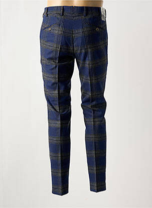 Pantalon chino poches taille haute bleu MMX homme