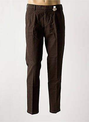 Pantalon chino stretch taille normale marron MMX homme