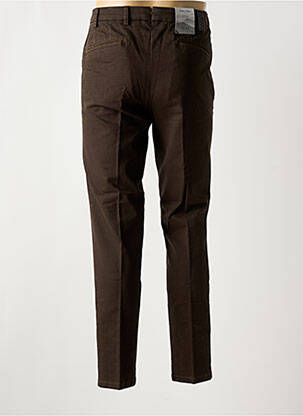 Pantalon chino stretch taille normale marron MMX homme
