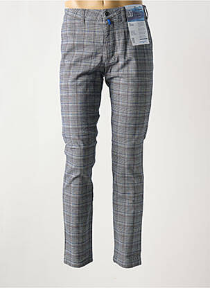Pantalon chino imprimé imprimé prince de galle taille normale bleu M5 BY MEYER homme