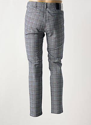 Pantalon chino imprimé imprimé prince de galle taille normale bleu M5 BY MEYER homme