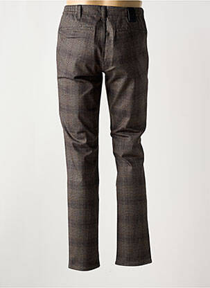 Pantalon chino imprimé imprimé prince de galle taille normale gris M5 BY MEYER homme