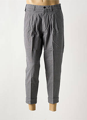 Pantalon 7/8 taille haute taille haute gris MMX homme